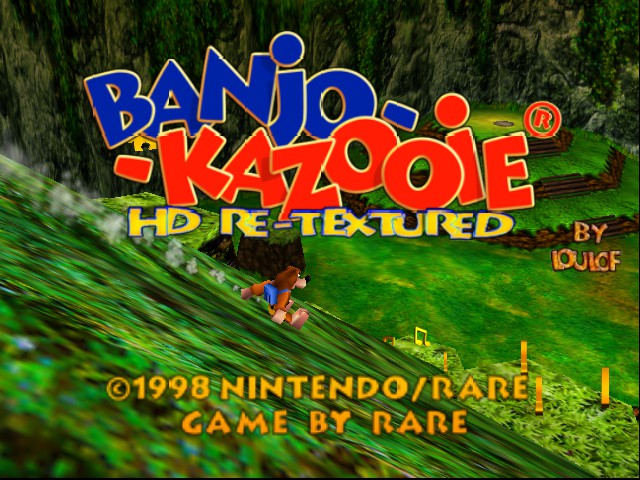 Banjo-Kazooie HD Title Screen